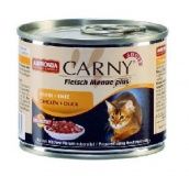 Консервы для кошек Animonda CARNY ADULT с курицей и уткой 0,2 кг.