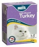 Консервы для кошек Bozita рубленая индейка в желе 0,37 кг.